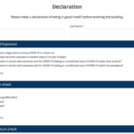 Health Declaration Form Covid 19 COVID 19 Self Declaration Form