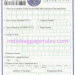 India Baggage Rules