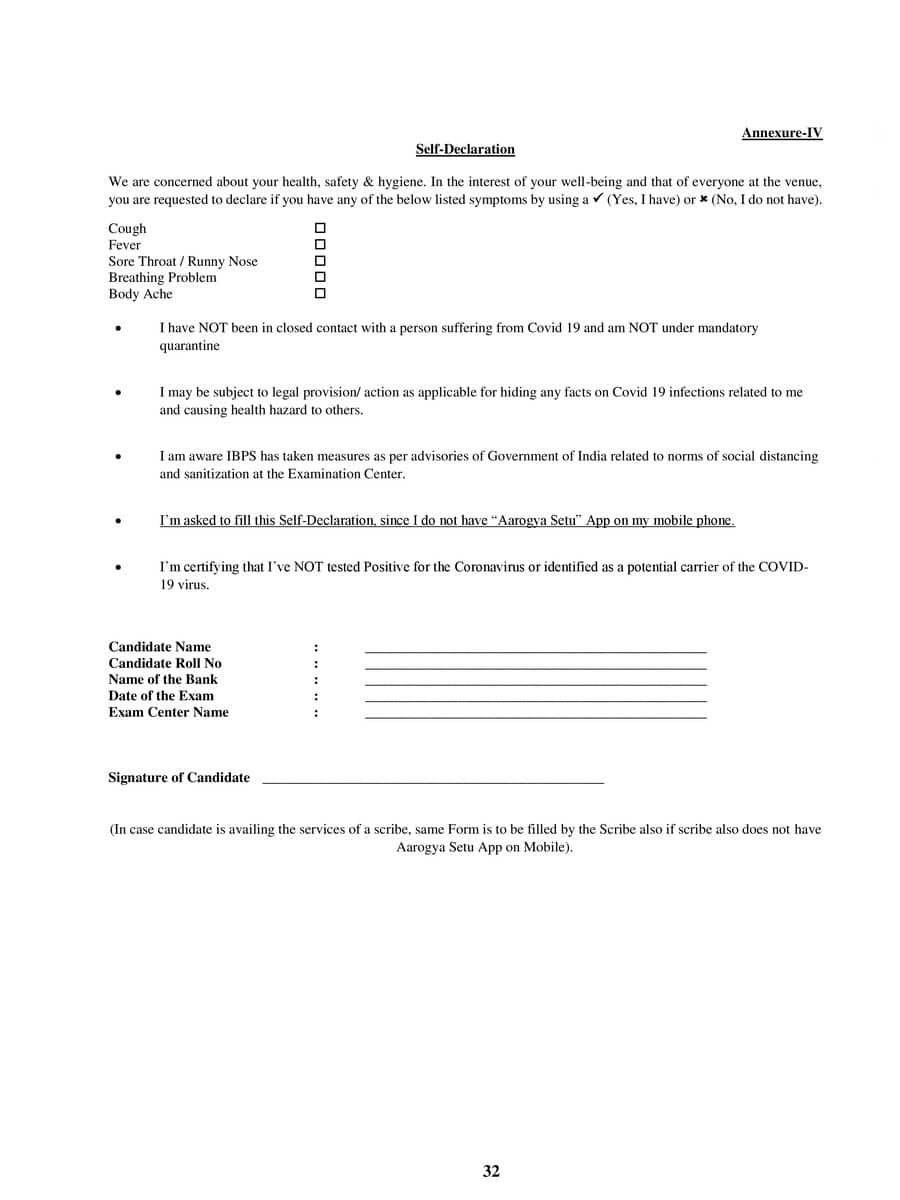 PDF IBPS Self Declaration Form PDF Download InstaPDF PDF IBPS Self Declaration Form PDF Download InstaPDF