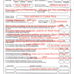 Costa Rica Customs Declaration Form CostaRicaLaw
