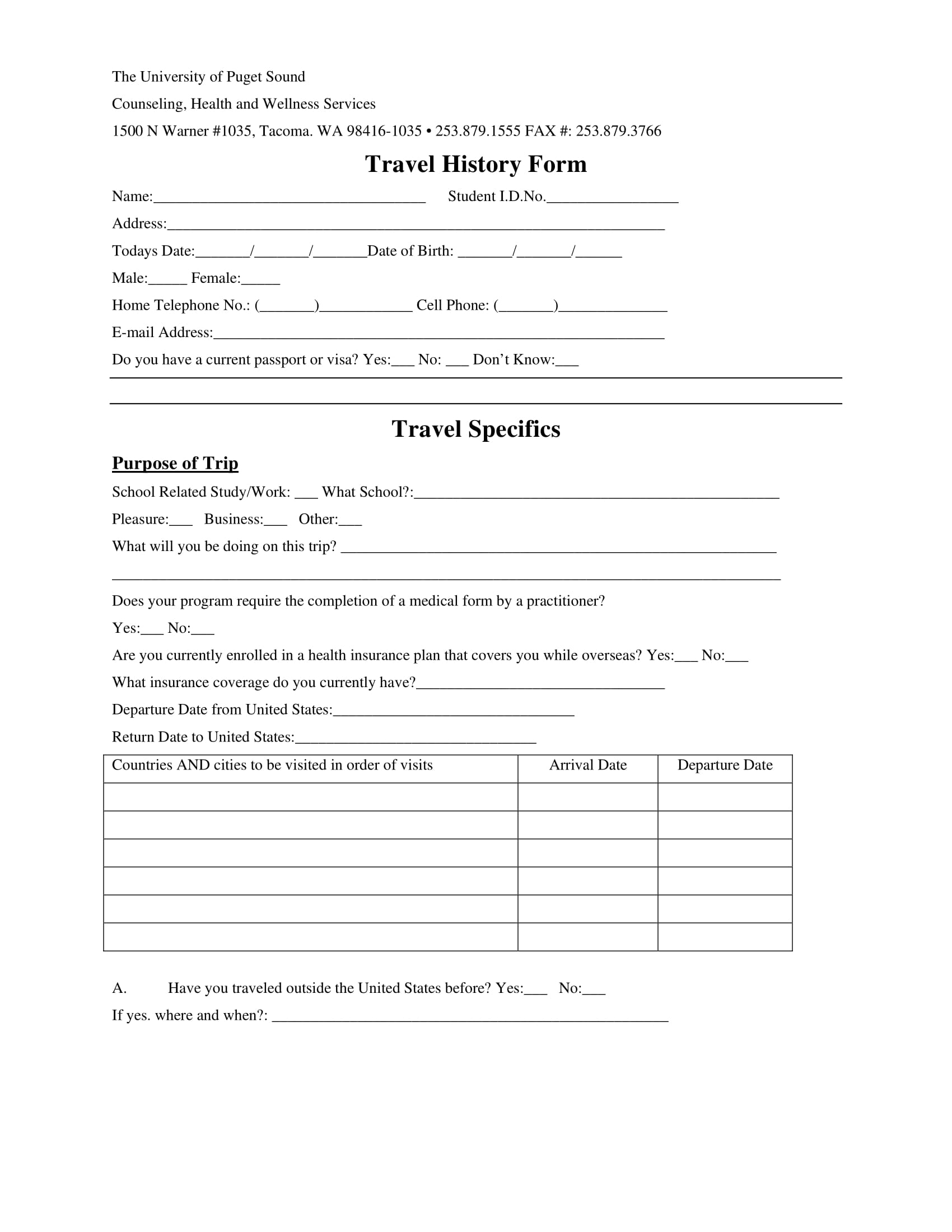 Travel Health Declaration Form Free 9 Sample Health Declaration Travel Health Declaration Form Free 9 Sample Health Declaration