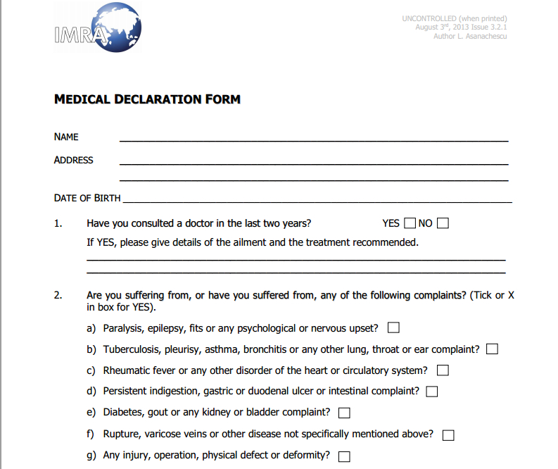 Travel Health Declaration Form Spain Travel Health Form SpTH App 