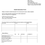 26 pdf HEALTH DECLARATION FORM PRINTABLE HD DOCX DOWNLOAD ZIP