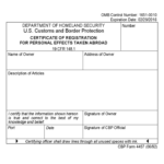 CBP FORM 4457 PDF