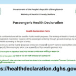 Health Declaration Form Online Health Declaration Card MBBS In