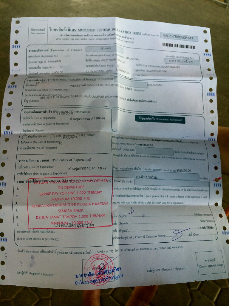 Malaysia To Thailand By Car Five Foot Traveller